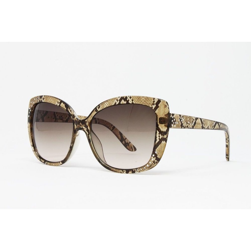 Guess Sunglasses Women's Fashion GF0383S 45F Brown Snake 57mm NEW